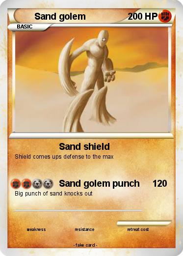 Pokemon Sand golem