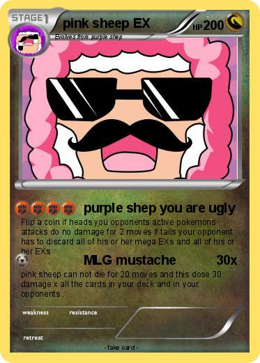 Pokemon pink sheep EX