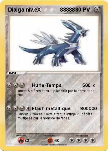 Pokemon Dialga niv.eX             88888                       