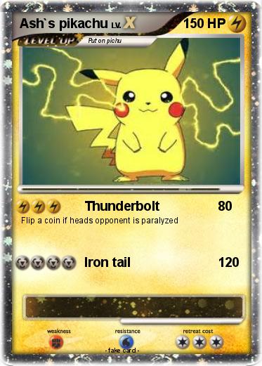 Pokemon Ash`s pikachu