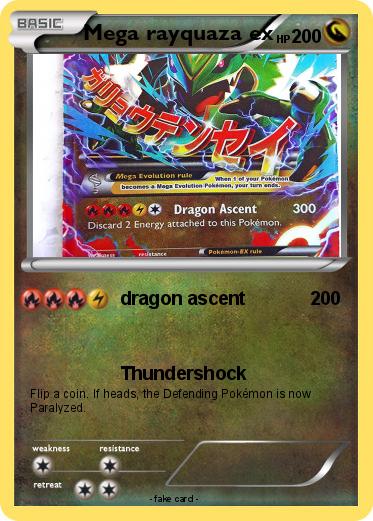 Pokemon Mega rayquaza ex