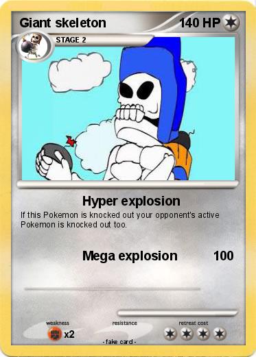 Pokemon Giant skeleton