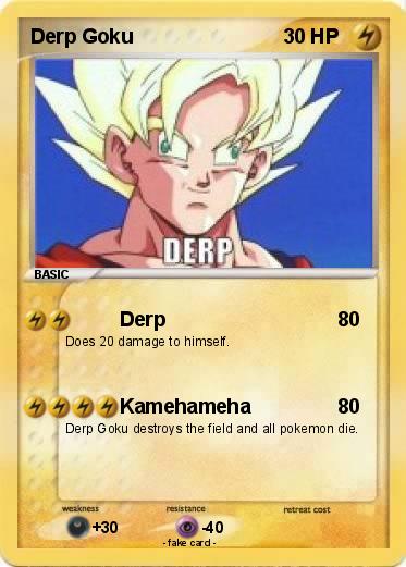Pokemon Derp Goku