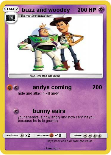 Pokemon buzz and woodey