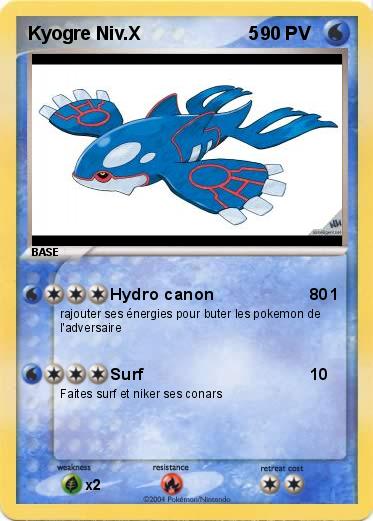 Pokemon Kyogre Niv.X                     5