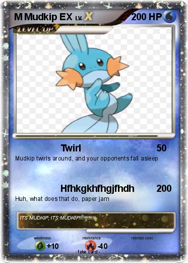 Pokemon M Mudkip EX