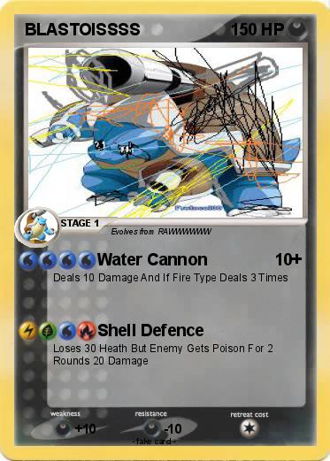 Pokemon BLASTOISSSS