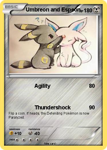 Pokemon Umbreon and Espeon