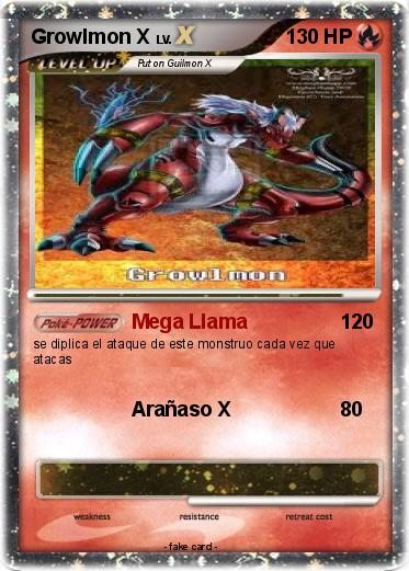 Pokemon Growlmon X