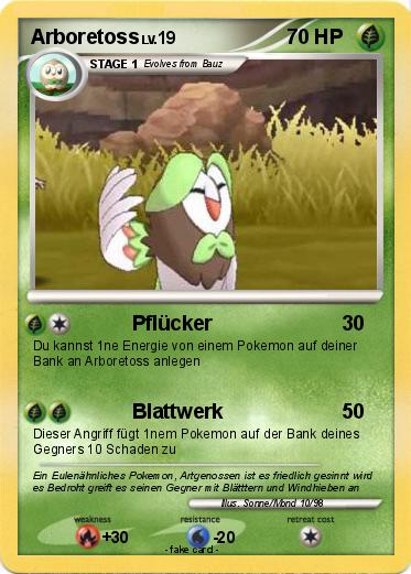 Pokemon Arboretoss
