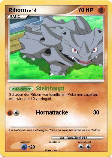Pokemon Rihorn