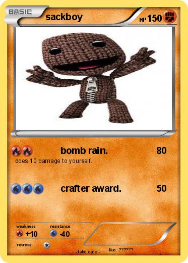 Pokemon sackboy