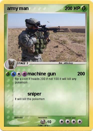 Pokemon army man