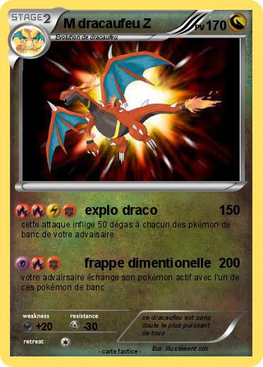 Pokemon M dracaufeu Z