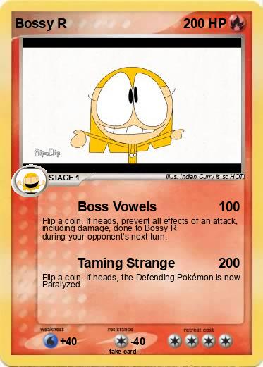 Pokemon Bossy R