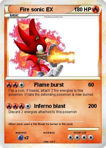 Pokemon Fire sonic EX