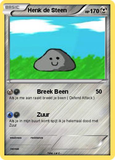 Pokemon Henk de Steen
