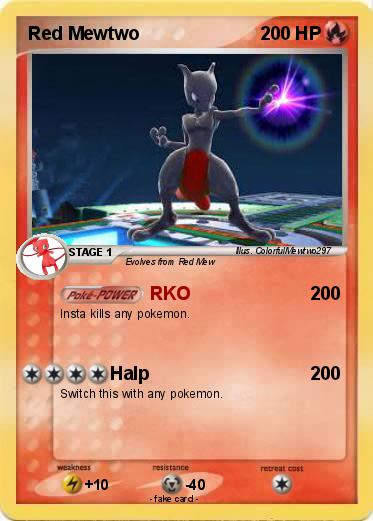Pokemon Red Mewtwo