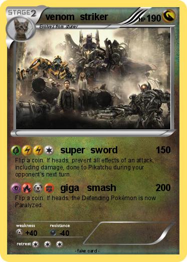 Pokemon venom  striker