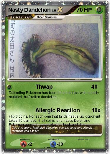 Pokemon Nasty Dandelion