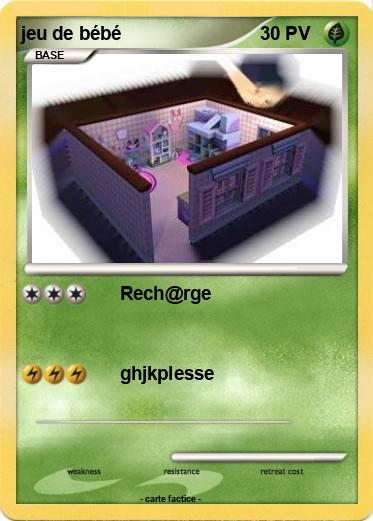 Pokemon jeu de bébé
