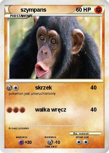 Pokemon szympans