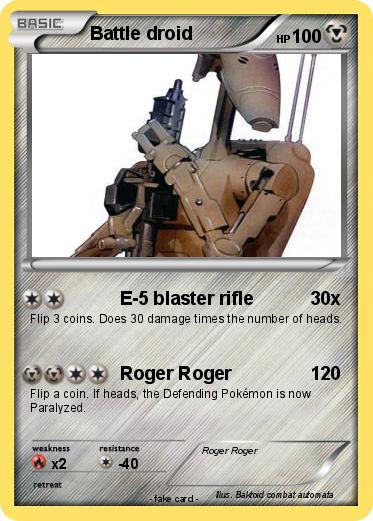 Pokemon Battle droid