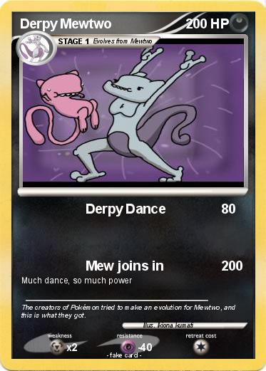 Pokemon Derpy Mewtwo