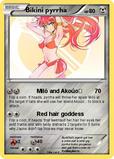 Pokemon Bikini pyrrha