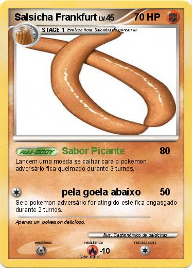 Pokemon Salsicha Frankfurt