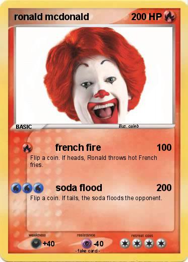 Pokemon ronald mcdonald