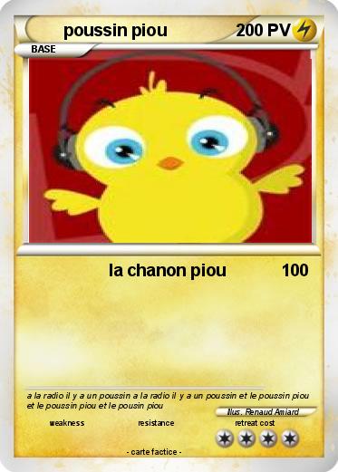 Pokemon poussin piou