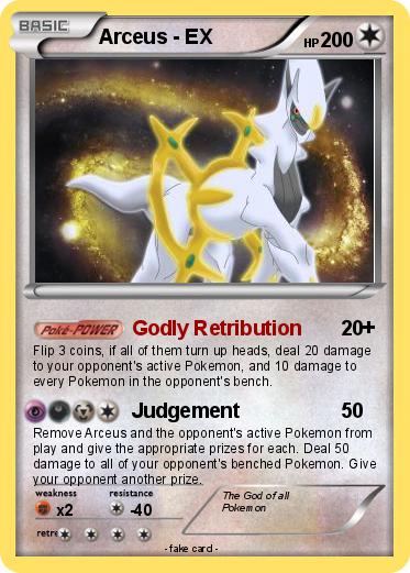 Pokemon Arceus - EX