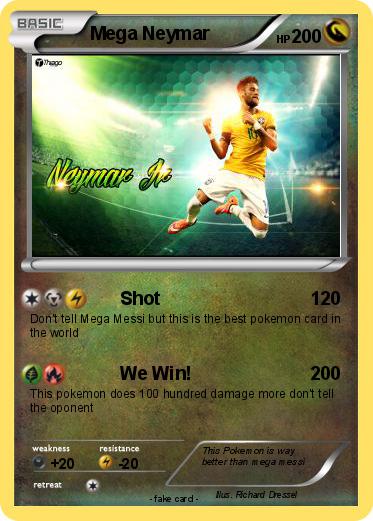 Pokemon Mega Neymar