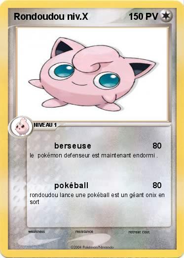 Pokemon Rondoudou niv.X