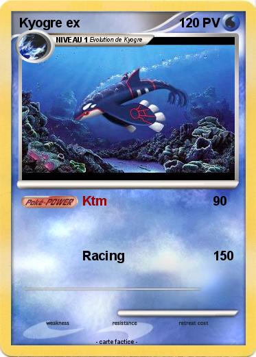 Pokemon Kyogre ex