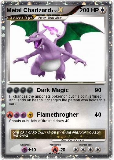 Pokemon Metal Charizard