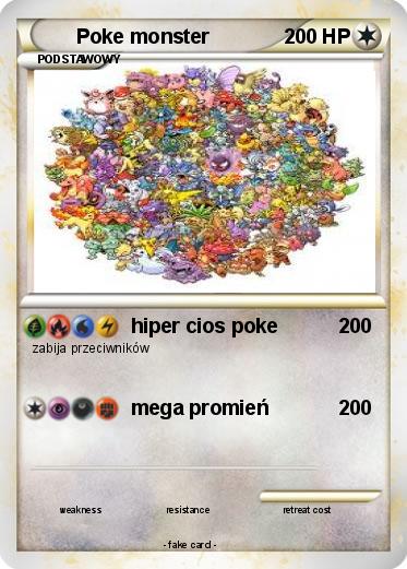 Pokemon Poke monster