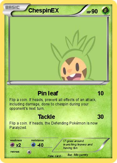 Pokemon ChespinEX