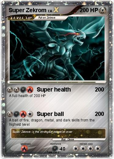 Pokemon Super Zekrom