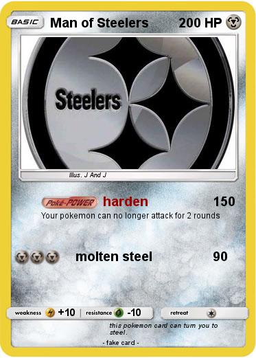 Pokemon Man of Steelers