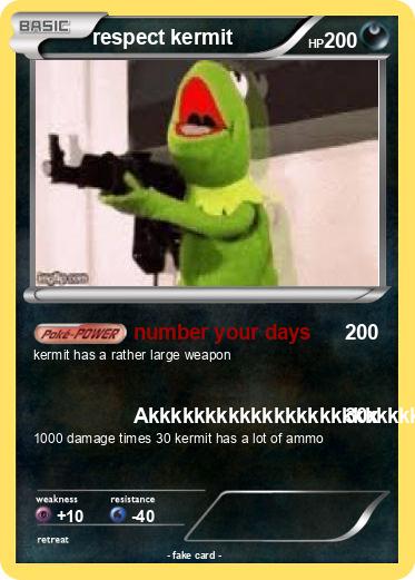 Pokemon respect kermit