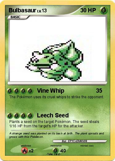 Pokemon Bulbasaur