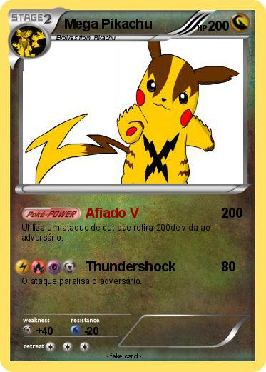 Pokemon Mega Pikachu