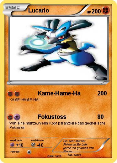 Pokemon Lucario