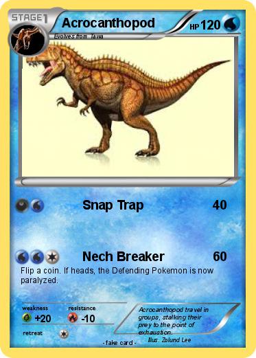 Pokemon Acrocanthopod