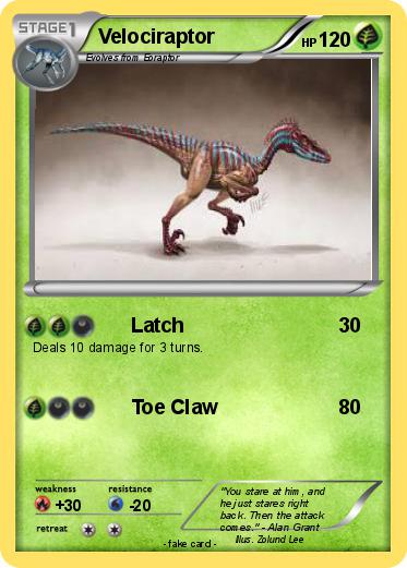 Pokemon Velociraptor