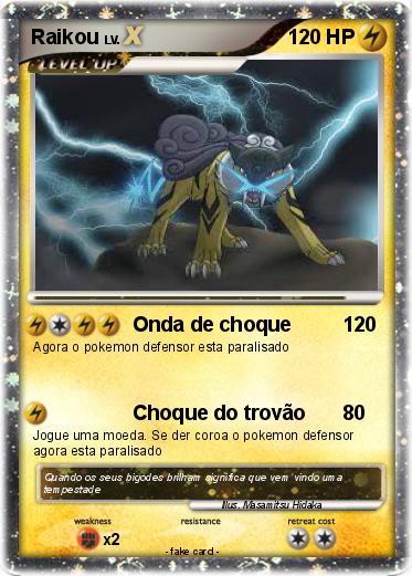 Pokemon Raikou