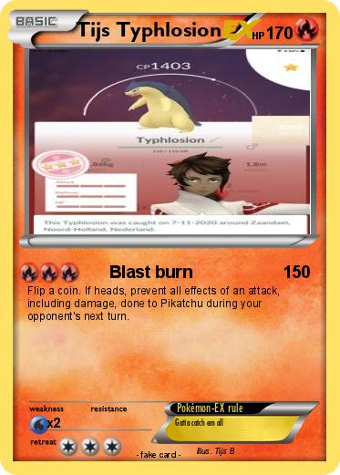 Pokemon Tijs Typhlosion