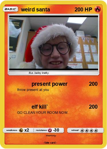 Pokemon weird santa
